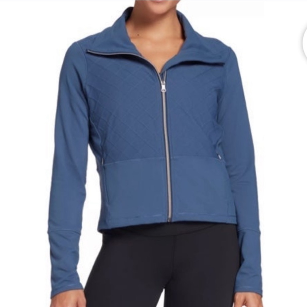 NWT Calia Essential Quilted Jacket Dark Denim